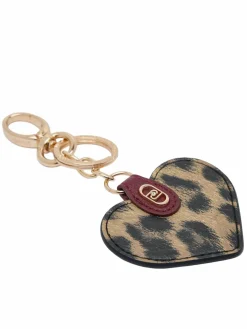 Portachiavi Heart Key Ring AF5207 E0419 09155 Marrone