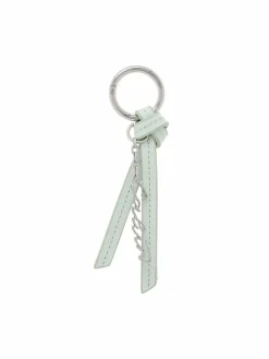Portachiavi Sm Script Lthr Tassle Bag Charm LV04F1196G Bianco