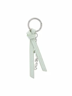 Portachiavi Sm Script Lthr Tassle Bag Charm LV04F1196G Bianco