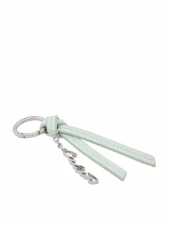 Portachiavi Sm Script Lthr Tassle Bag Charm LV04F1196G Bianco