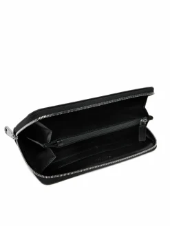 Portafoglio Bold Ck Long Zip Around LV04F1077G Nero