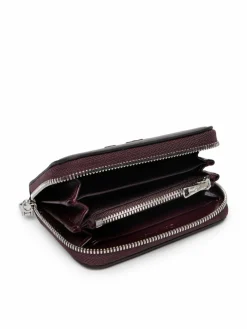 Portafoglio Bold Ck Medium Zip Around LV04F1154G Bordeaux