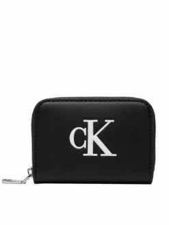 Portafoglio Bold Ck Medium Zip Around LV04F1154G Nero