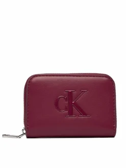 Portafoglio Bold Ck Medium Zip Around LV04F1154G Bordeaux