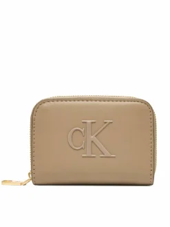 Portafoglio Bold Ck Medium Zip Around LV04F1154G Beige