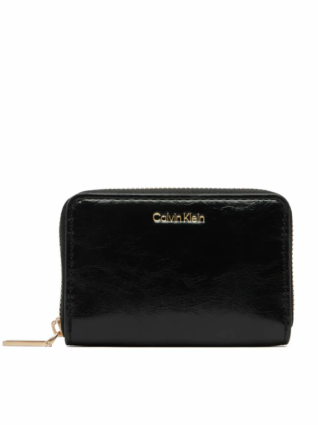 Portafoglio Foil Glossy Square Zip Around LV04F1201G Nero