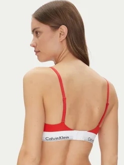 Reggiseno Bralette Lightly Lined Triangle 000QF5650E Rosso