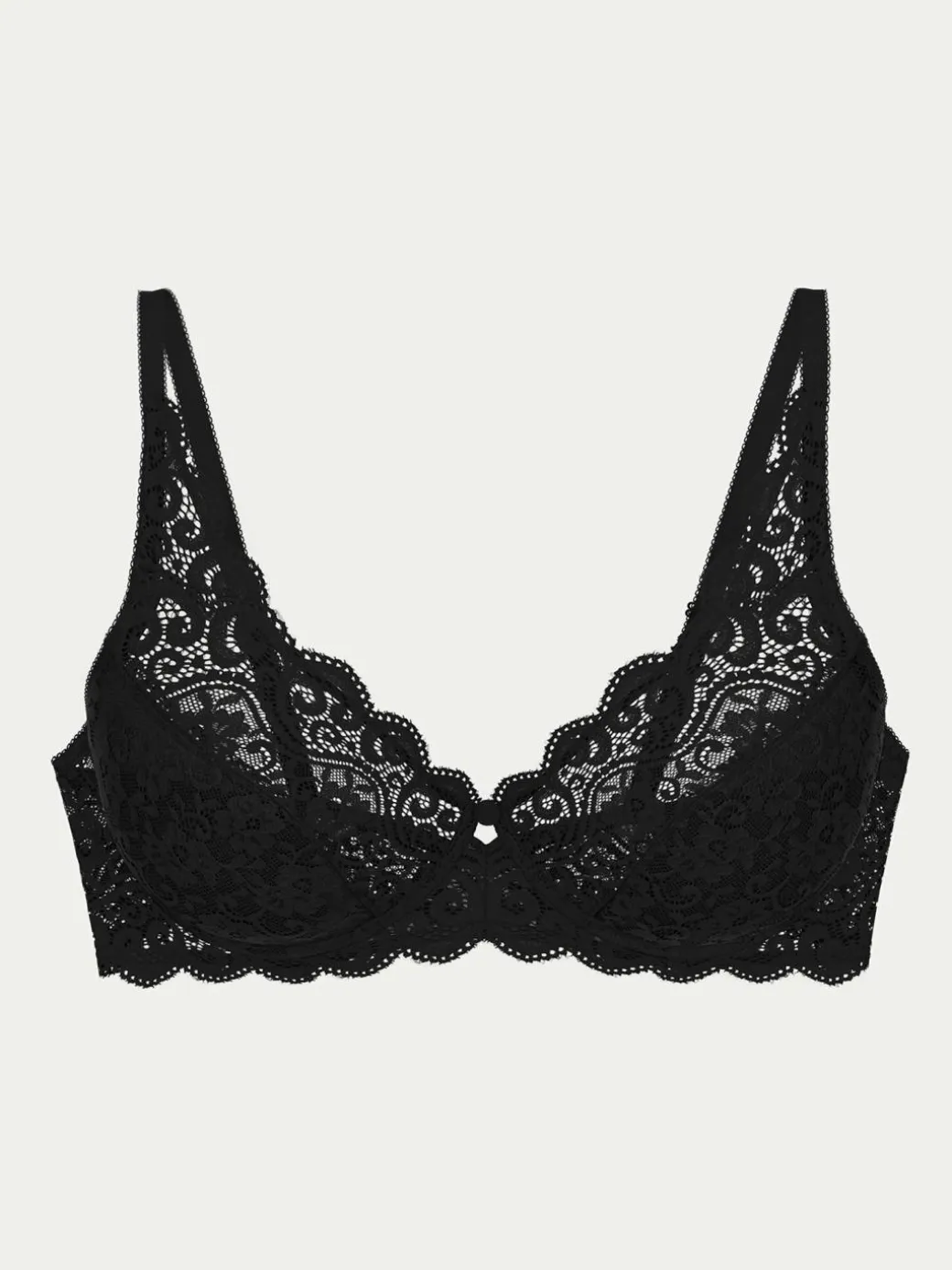 Reggiseno con ferretto Amourette 10209574 Nero