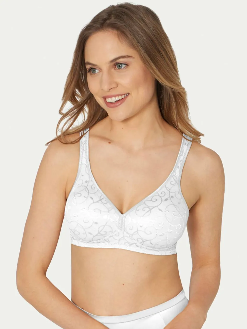 Reggiseno senza cuciture Elegant Cotton 10100175 Bianco