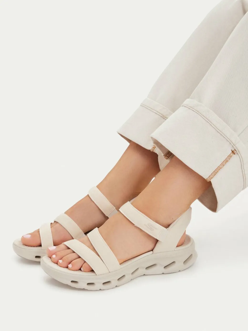Sandali Go Walk Glide-Step 2.0 Sandal 141269/NAT Beige