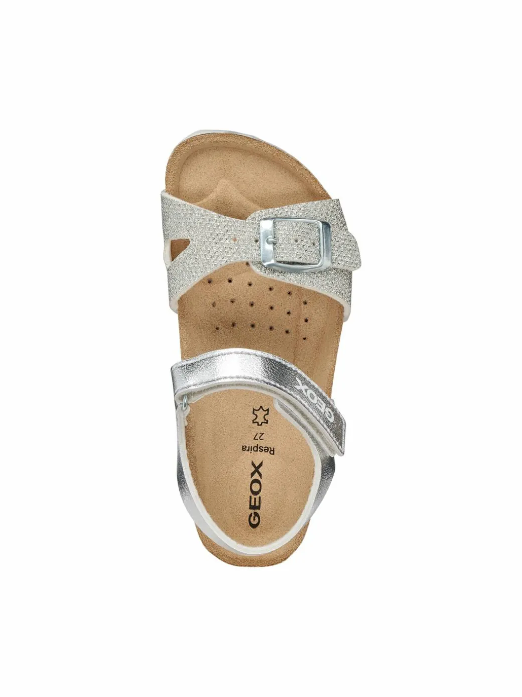 Sandali J Adriel Girl J028MC 0BNEW C1007 M Argento