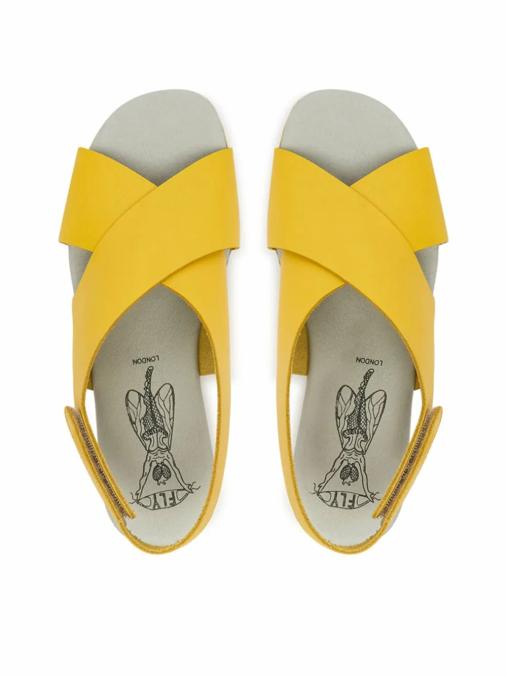 Sandali Orfyfly P145447 Giallo