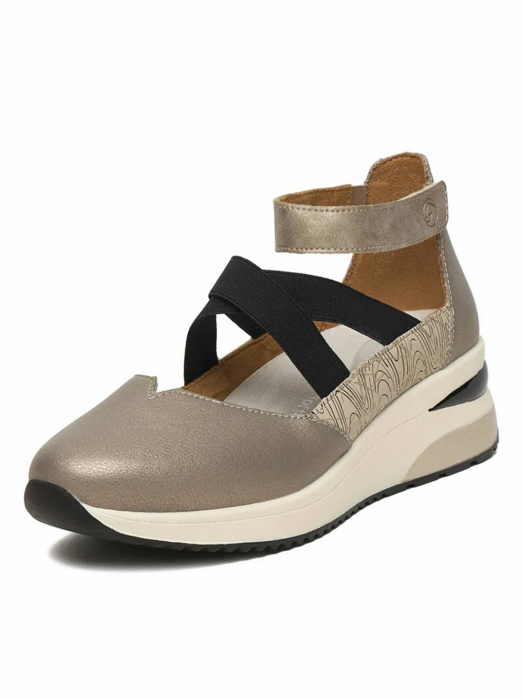 Scarpe basse D2411-90 Beige