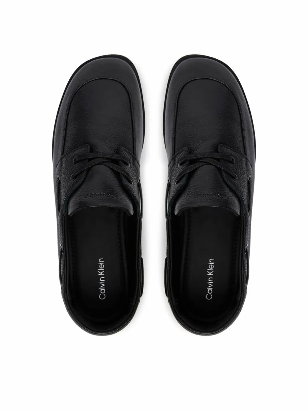 Scarpe basse Ess Boatshoe Lth HW0HW03116 Nero