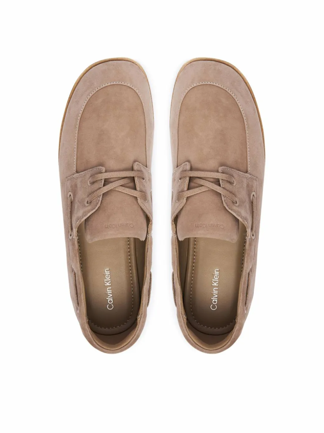 Scarpe basse Ess Boatshoe Suede HW0HW03290 Grigio