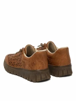 Scarpe basse N1358-22 Marrone