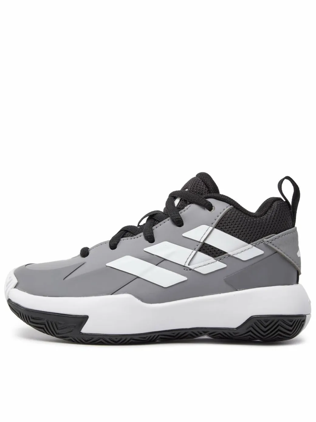 Scarpe da basket Cross Em Up Select Mid Trainers Kids IF0828 Grigio