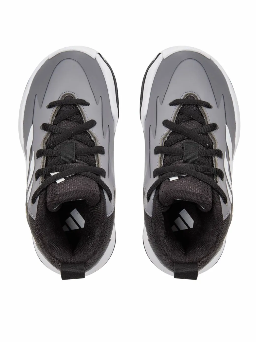 Scarpe da basket Cross Em Up Select Mid Trainers Kids IF0828 Grigio