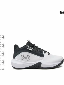 Scarpe da basket Grade School UA Lockdown 7 3028513 Bianco