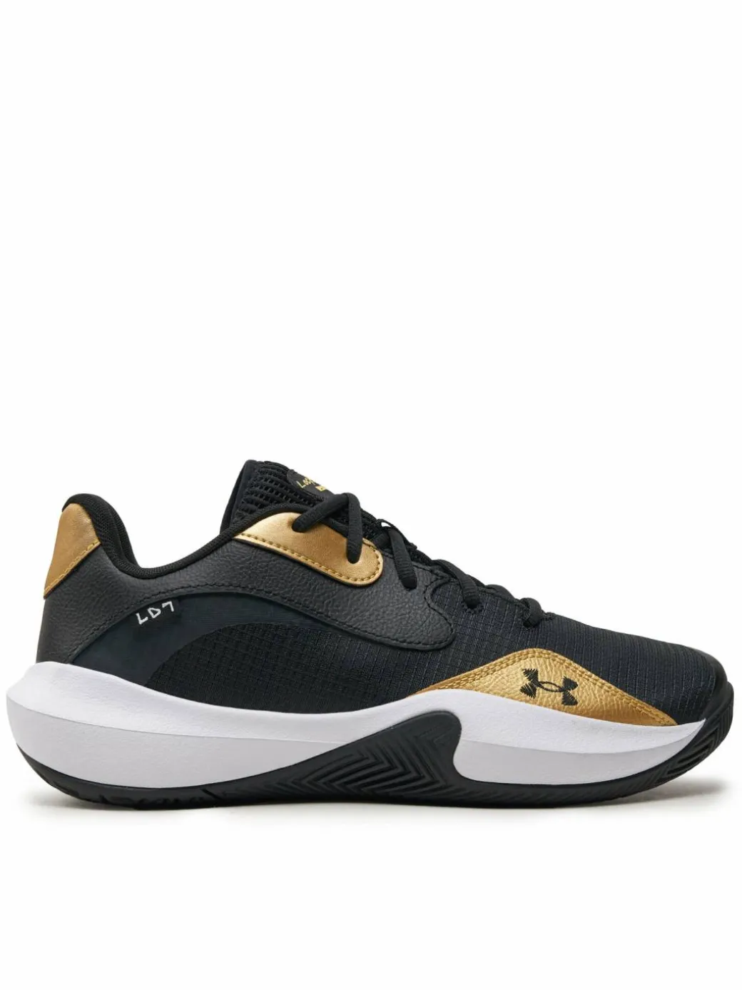 Scarpe da basket UA Lockdown 7 Low 3027646 Nero