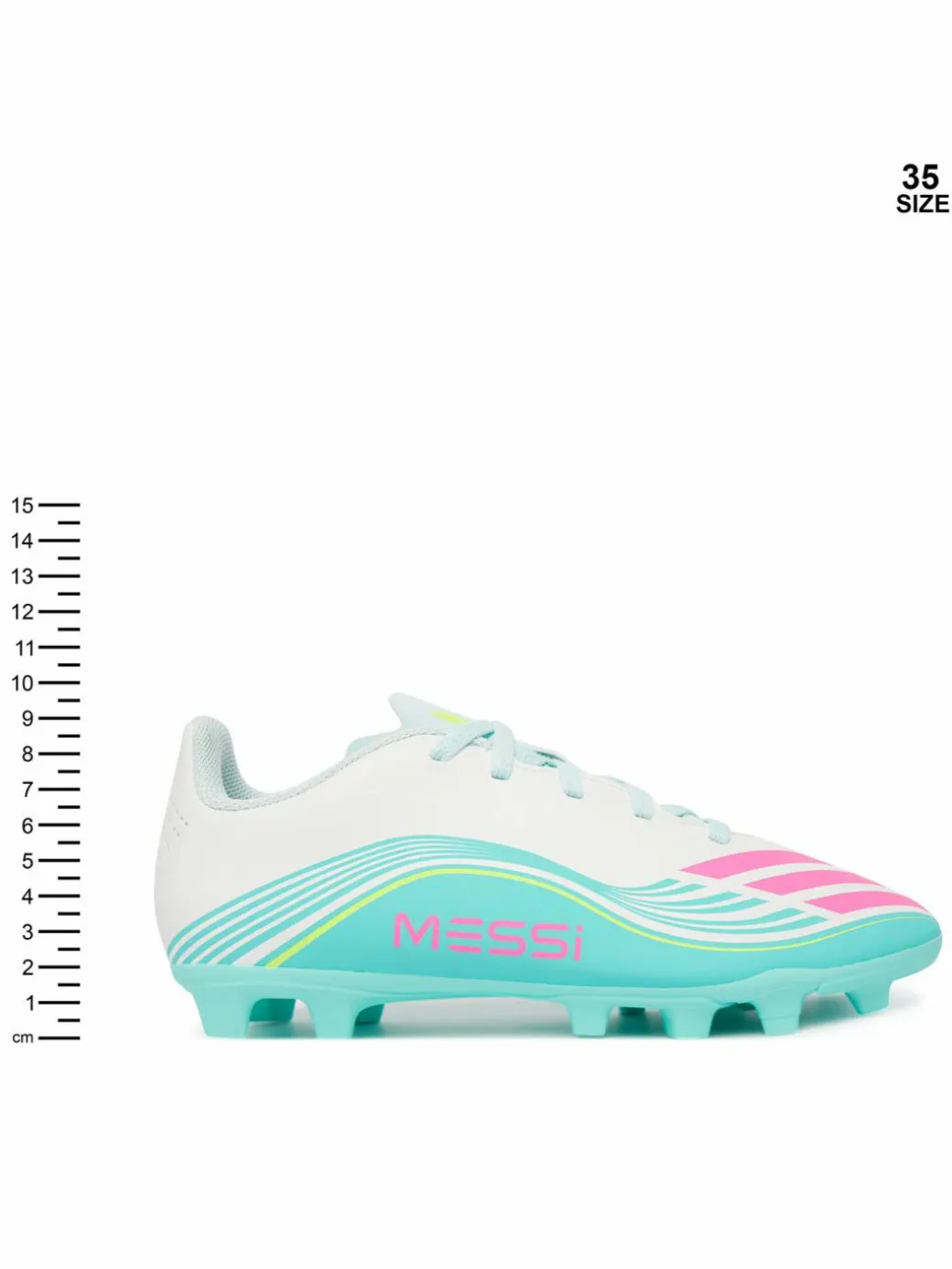 Scarpe da calcio F50 Messi Club Firm Ground / Multi Ground JQ0950 Bianco
