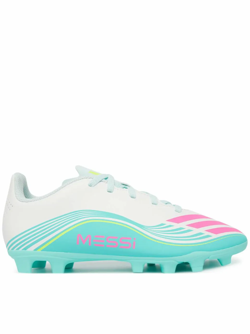 Scarpe da calcio F50 Messi Club Firm Ground / Multi Ground JQ0950 Bianco