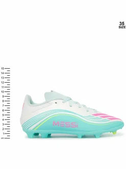 Scarpe da calcio F50 Messi League Firm Ground /Multi Ground JQ0942 Bianco