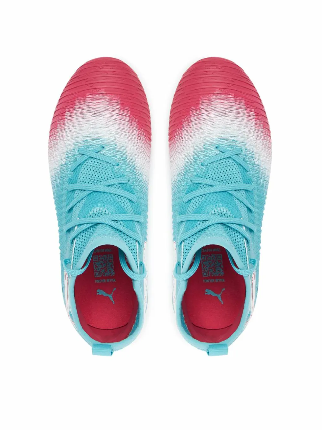 Scarpe da calcio Future 8 Match Re-Charge Fg/Ag Jr 108762 01 Celeste