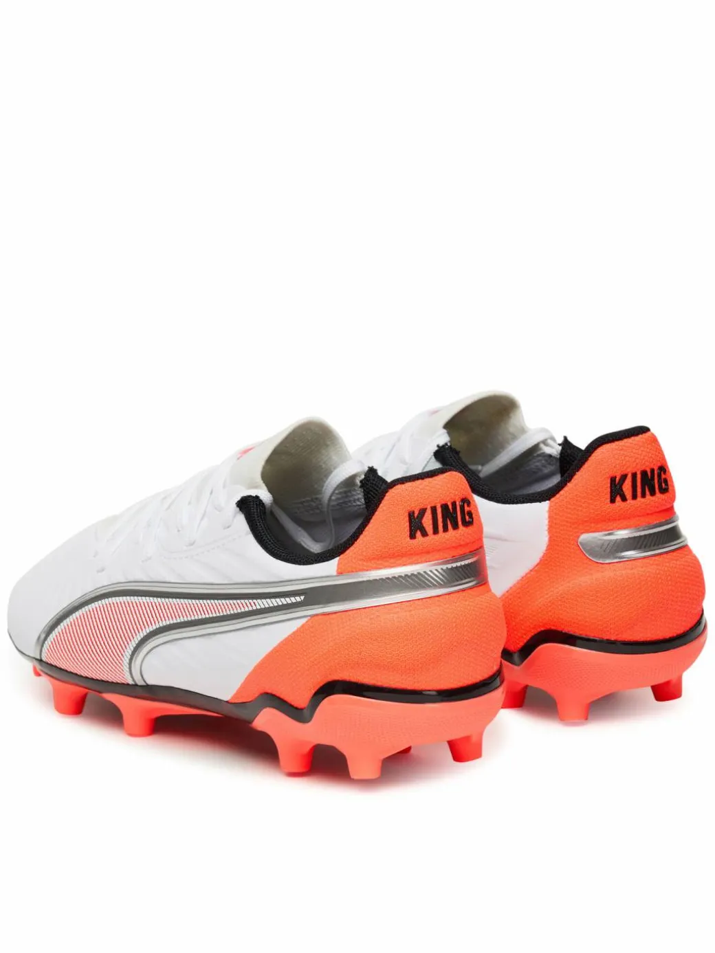 Scarpe da calcio King Match Fg/Ag Jr 108837 01 Bianco
