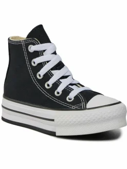 Scarpe da ginnastica Chuck Taylor All Star Lift Platform High Top Little Kids 372859C Nero