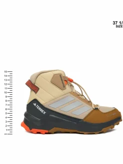 Scarpe da trekking Terrex Ax4r Mid CLIMAWARM+ Hiking JS2922 Marrone