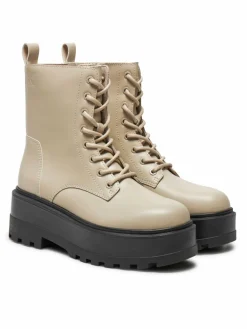 Scarponcini Flatform YW0YW01535 Beige