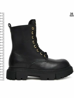 Scarponcini Lace-Up Bootie F4A5-E0411-1251 D Nero