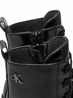 Scarponcini Lace-Up Bootie V4A5-81031-1453 M Nero
