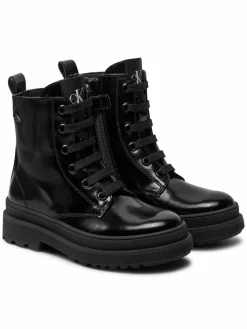 Scarponcini Lace-Up Bootie V4A5-81031-1453 M Nero