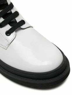 Scarponcini Lace-Up Bootie V4A5-81031-1453 S Bianco