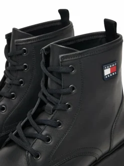 Scarponcini Tjw Lace Up Leather Boot EN0EN02824 Nero