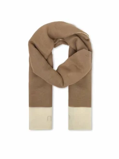 Scialle Linen Blend Emblem Pareo Scarf LV04F9021G Beige
