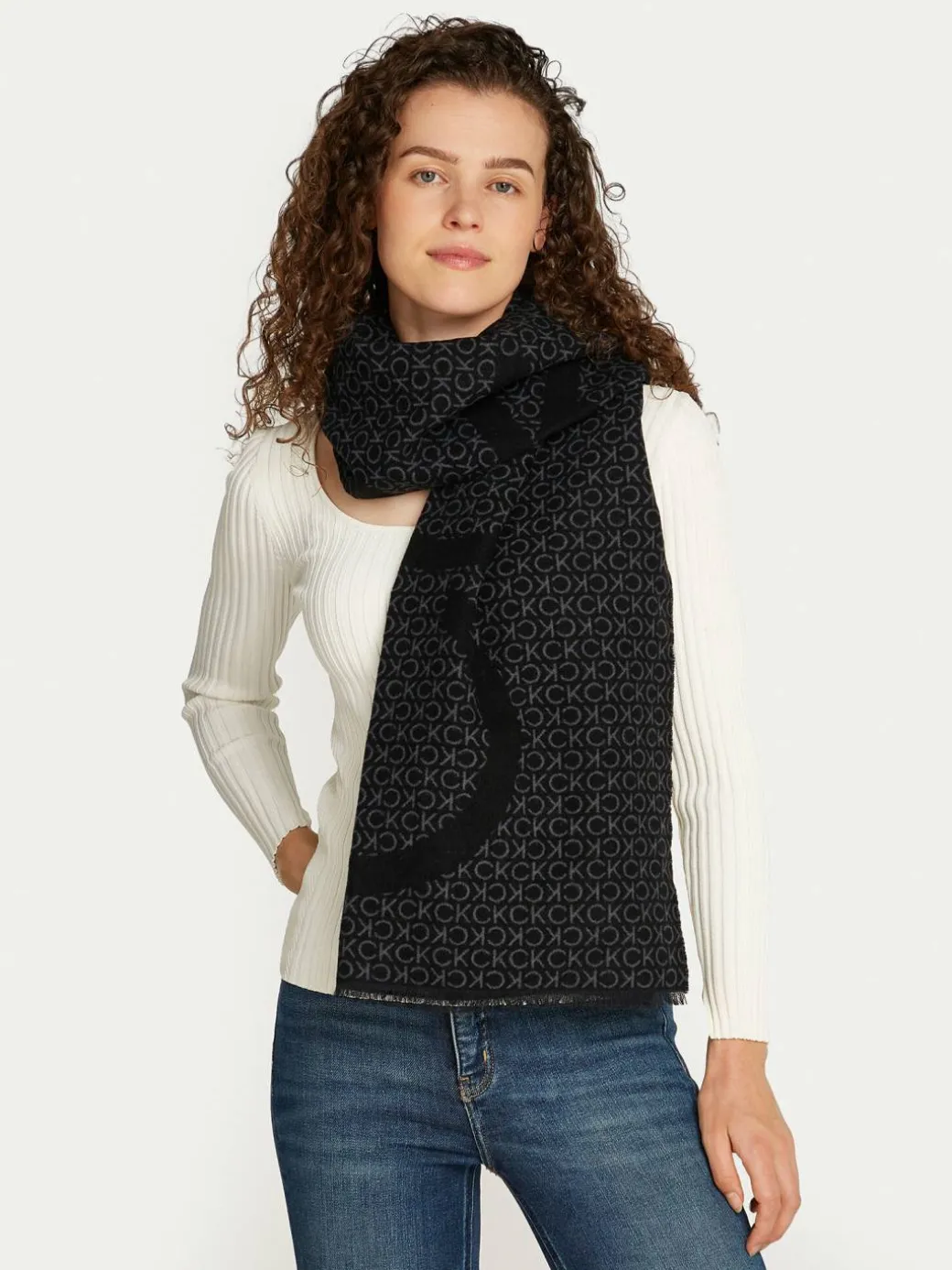 Sciarpa K60K612611 Nero