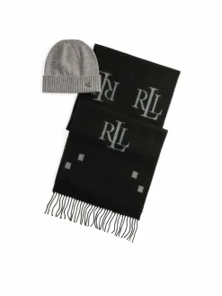 Set berretto e sciarpa LAUREN RALPH LAUREN-454P04457 Nero