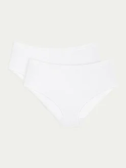 Set di mutandine classiche a vita alta Sense Of Modal 10224762 Bianco