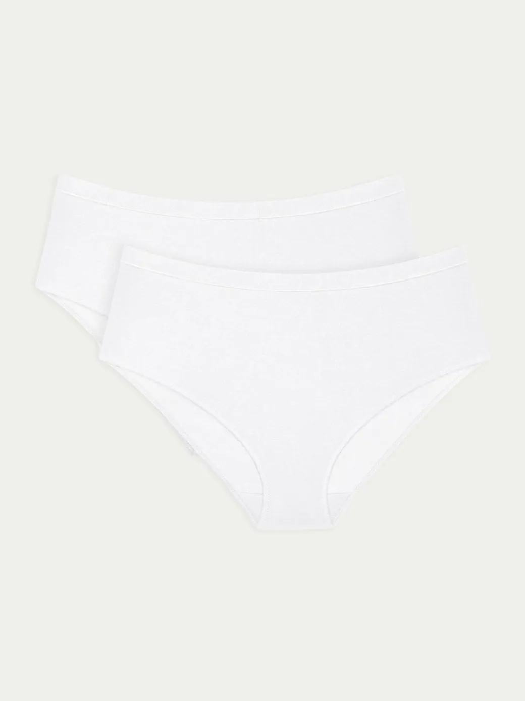 Set di mutandine classiche a vita alta Sense Of Modal 10224762 Bianco