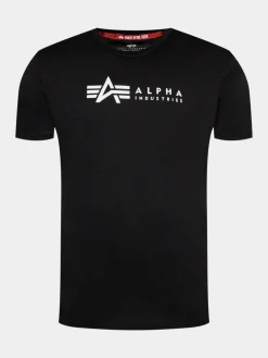 Set di t-shirt Alpha Label T 118534 Nero Regular Fit