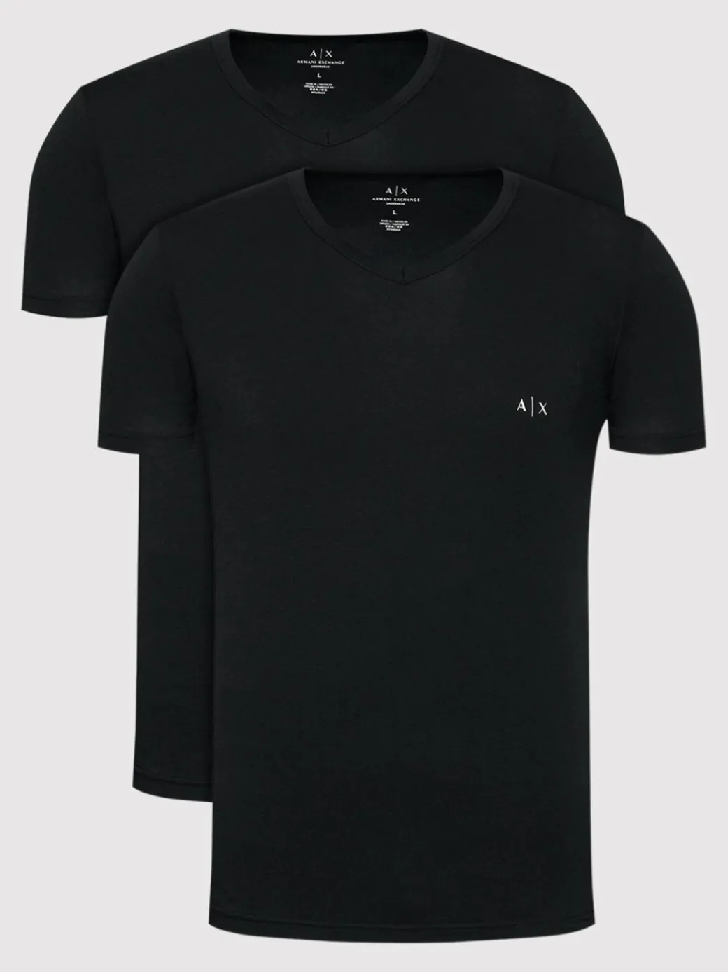 Set di t-shirt 956004 CC282 07320 Nero Regular Fit