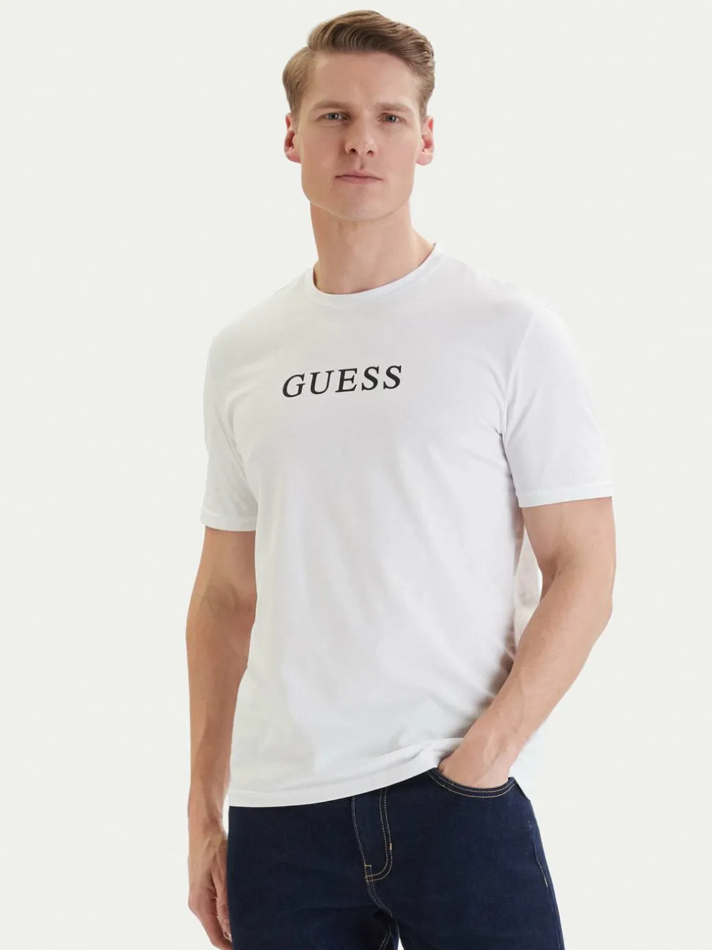 Set di t-shirt U6GG04 KCAM1 Bianco Regular Fit