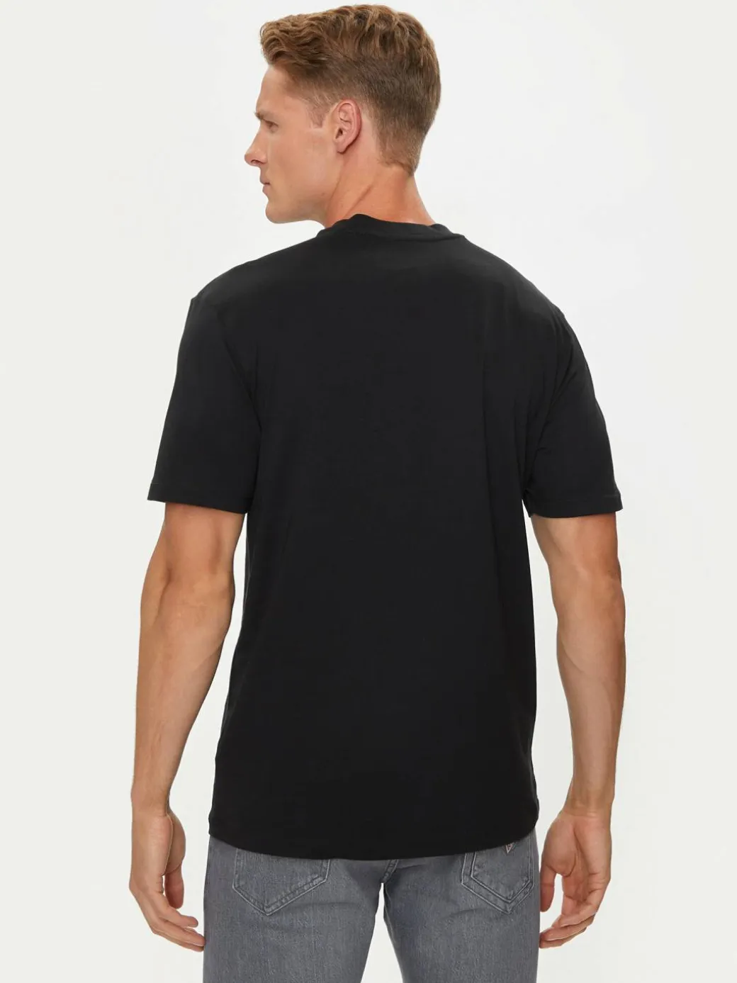 Set di t-shirt U4YG52 KCAM1 Nero Regular Fit