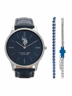 Set orologio e braccialetto USP6453TW Blu scuro