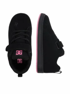 Sneakers EO-COURT GRAFFIK ELASTIC TODDLER DC02547003 Nero
