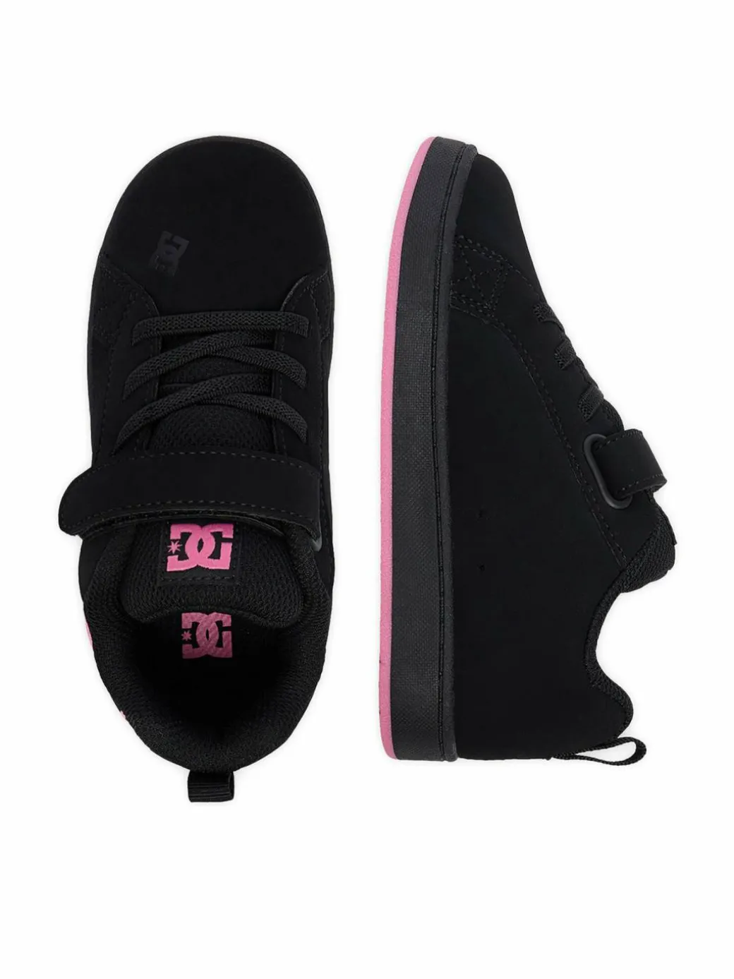 Sneakers EO-COURT GRAFFIK ELASTIC TODDLER DC02547003 Nero