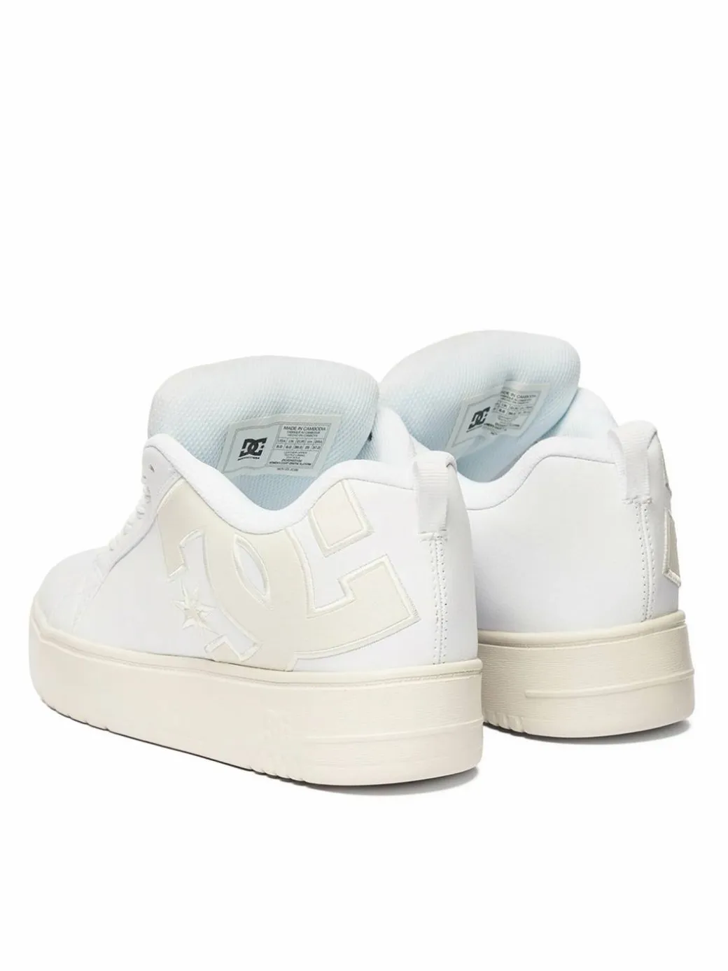 Sneakers EO-COURT GRAFFIK PLATFORM DC02422102 Bianco